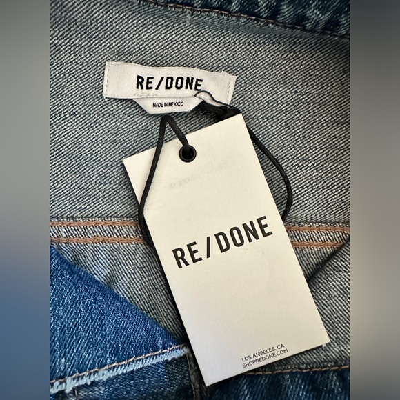 RE/DONE 60s Shrunken Denim Jacket, size small - Picture 6 of 11